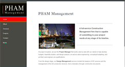 Desktop Screenshot of phammanagement.com