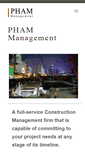 Mobile Screenshot of phammanagement.com